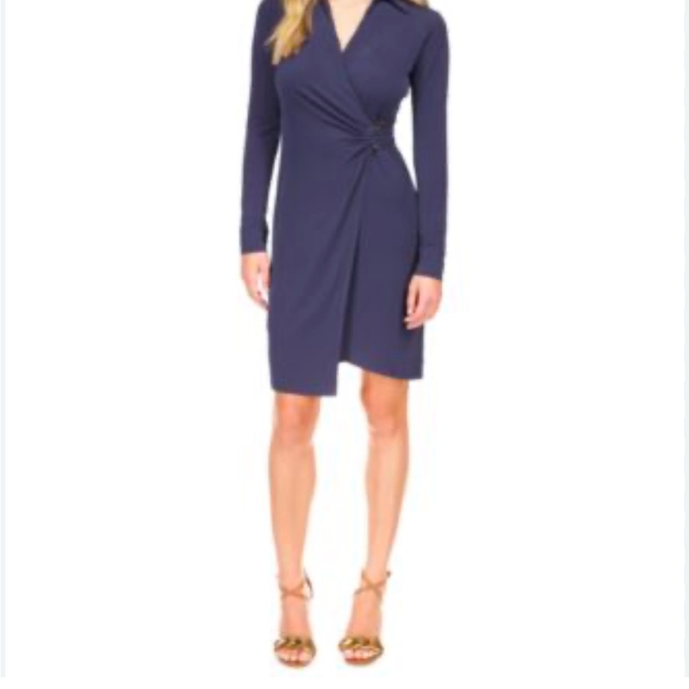 Michael Kors Navy blue wrap dress, new with tags!